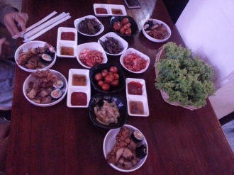 Ji Chang Wook Ph 1st Fan Gathering in Manila - Korean Dinner Set Menu