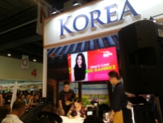 Sue Ramirez, Meet and Greet Travel Tour Expo, Korea Tourism PAvilion